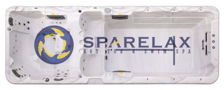 בריכת ספא ​​לשחייה אינסופית 5U80